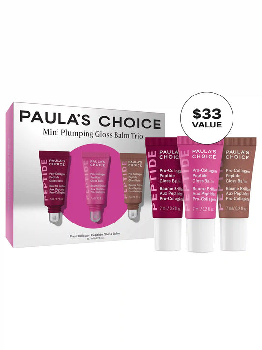 Limited-Edition Peptide Lip Gloss Balm Trio ($33 value)