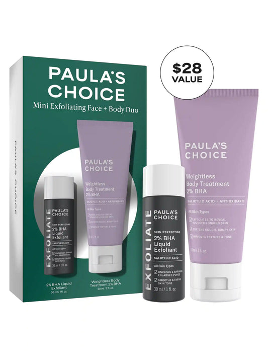 Limited-Edition Mini Exfoliating Face & Body Duo ($28 value)