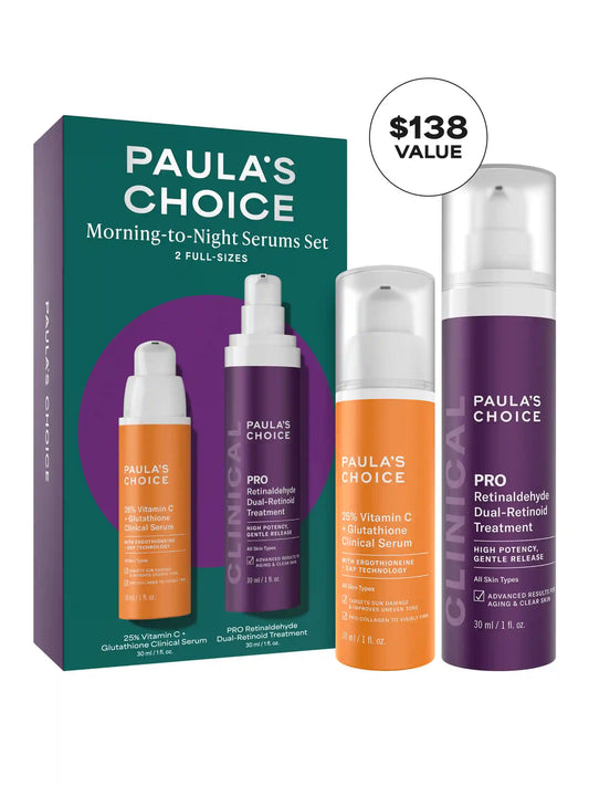 Limited-Edition Morning-to-Night Serums Set ($138 value)