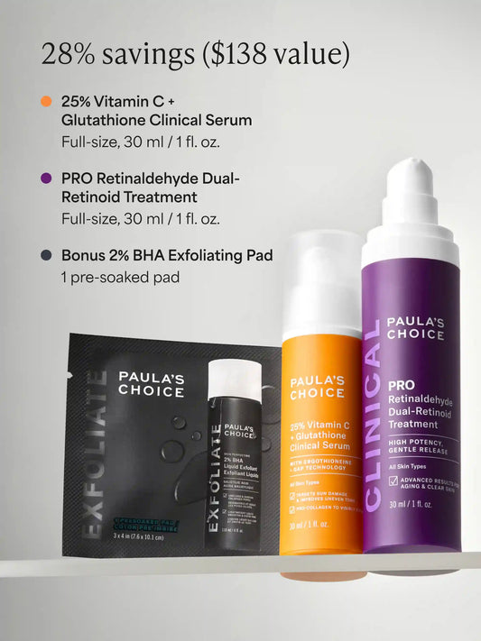 Limited-Edition Morning-to-Night Serums Set ($138 value)