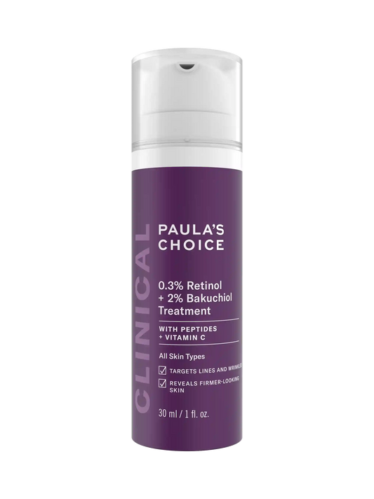 0.3% Retinol + 2% Bakuchiol Treatment